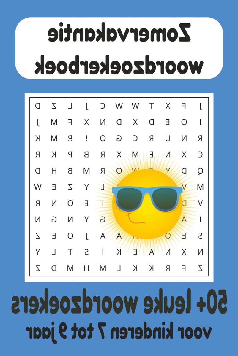 Woordzoekers Zomervakantie - Puzzelboek Kinderen - Leerzaam Vermaak - Groot Lettertype - 110 Pagina's - Meerdere Kleuren