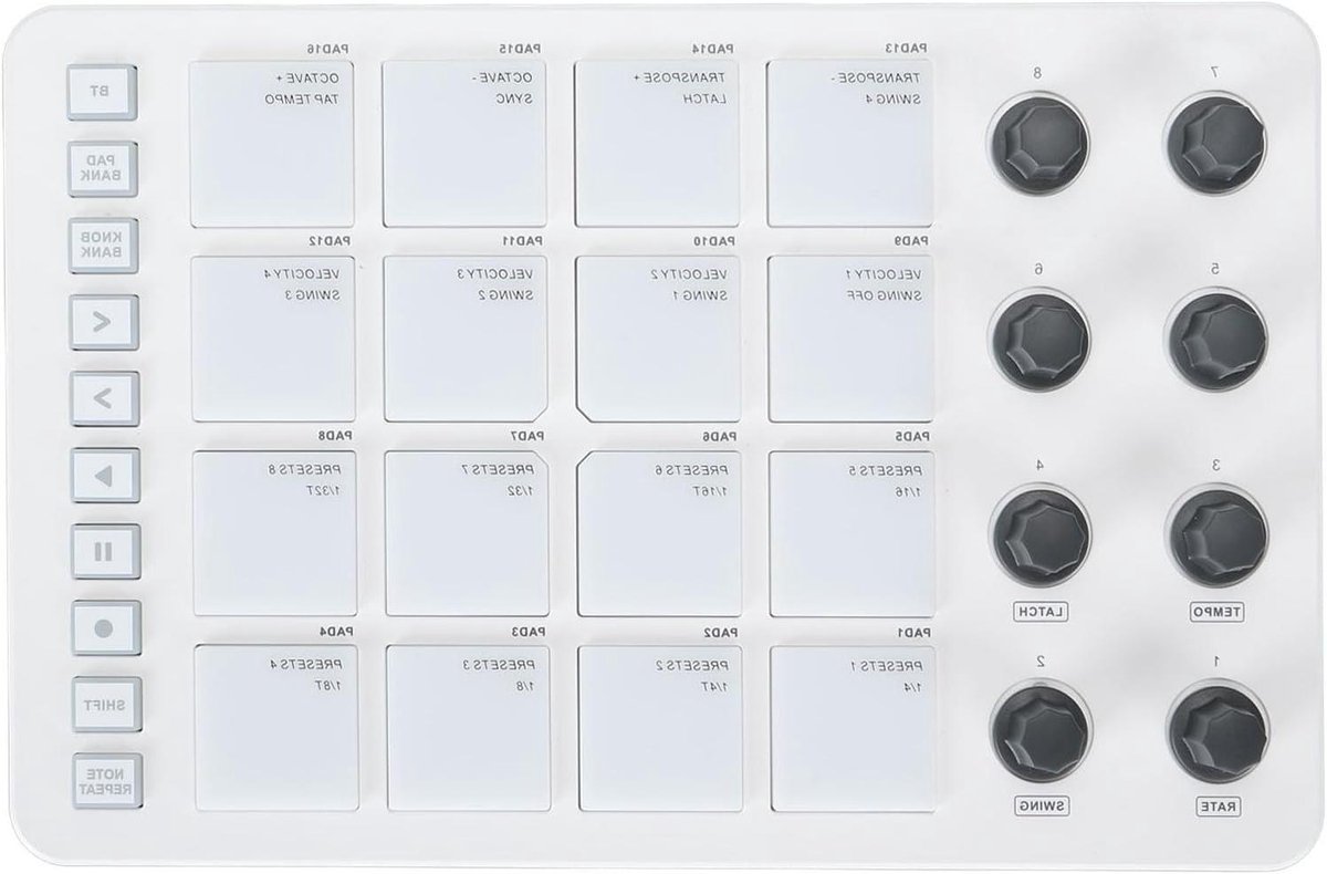 Draadloze Midi Controller - Beat Maker - Muziek Maken - 16 RGB Drum Pads