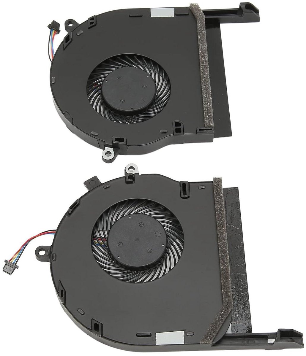 Koelventilator Laptop - CPU GPU Fan - Prestaties Verbeteren - Specifieke Pasvorm - 4-Pins Connector - Zwart