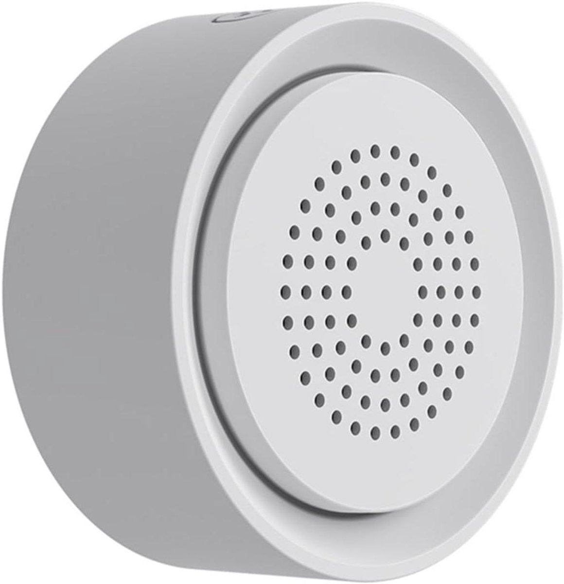 Huis Beveiliging - Slim Alarm - Veiligheid Vergroten - Draadloze Sirene - 68x68x33mm - Wit