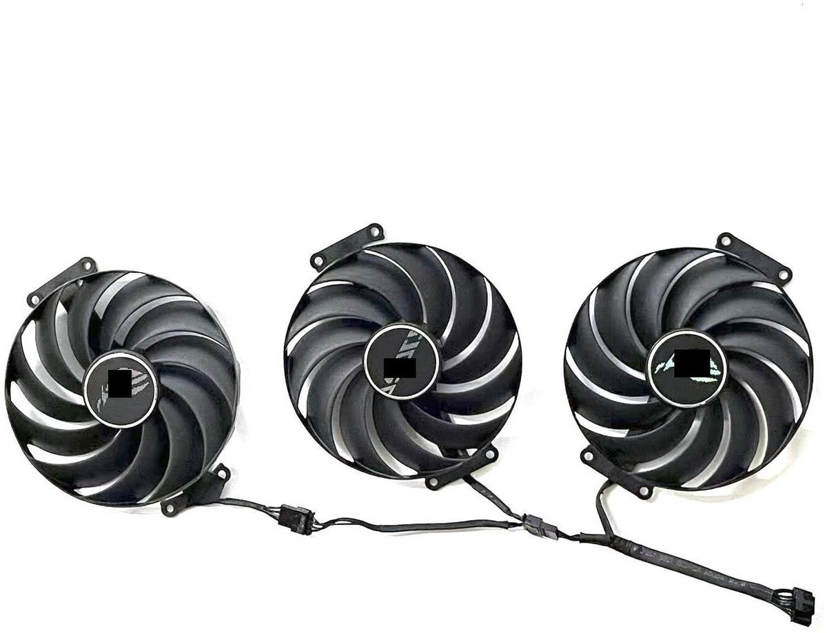Grafische Kaart Ventilator - GPU Koeler - Hardware Koeling - Efficiënte Warmteafvoer - 98MM - Zwart