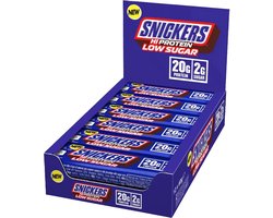 Snickers - Low Sugar High Protein Bar - 12 repen - Milk Chocolate - 20 Gram Proteïne