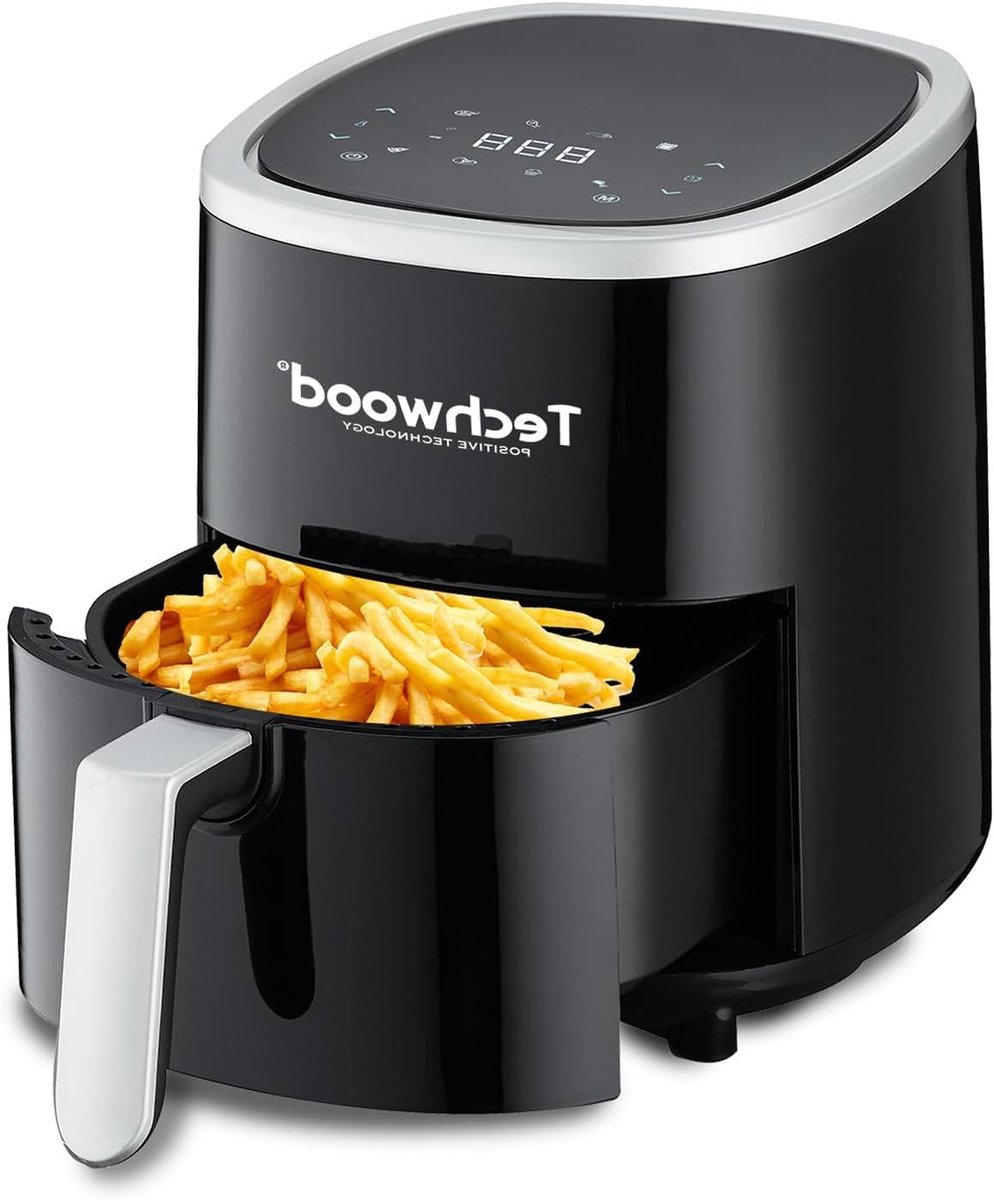 Airfryer Zonder Olie - Gezonde Frituur - Lekker Koken - Digitale Touch Bediening - 3.5 Liter Capaciteit - Zwart