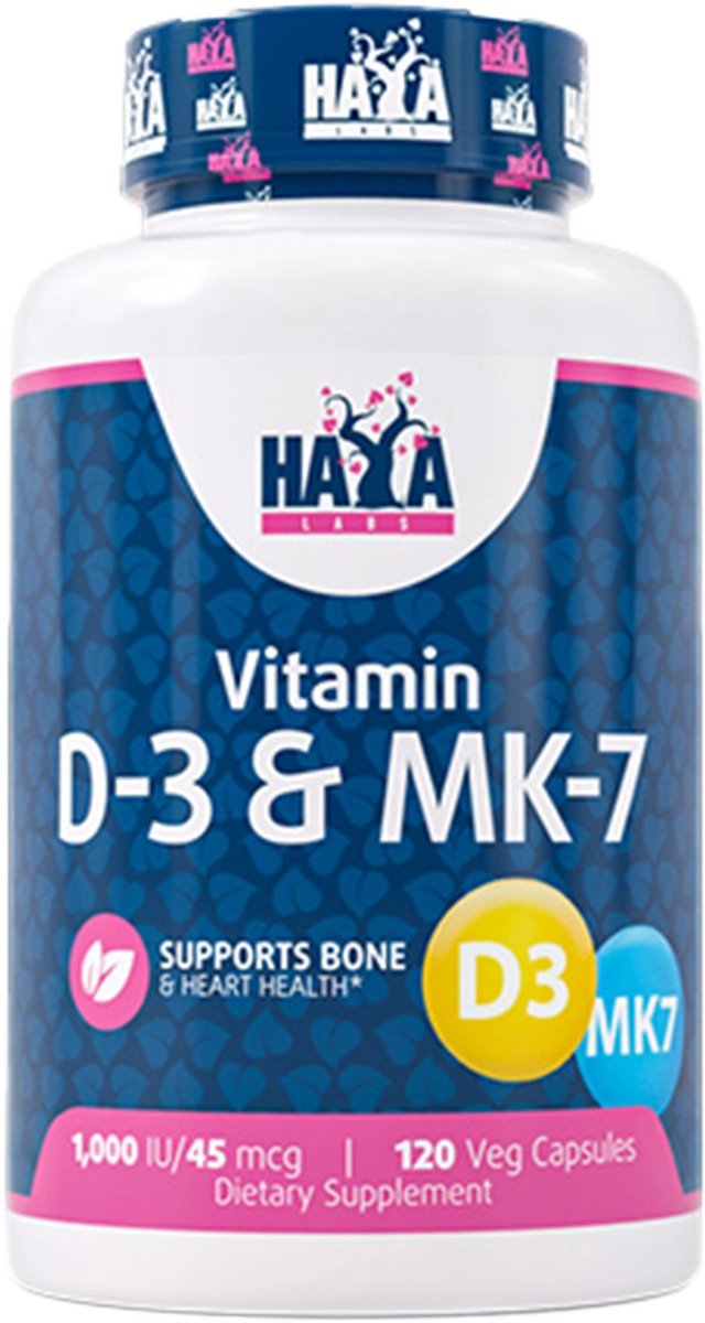 Vitamin D-3 1000 IU & MK-7 - 120 v-caps