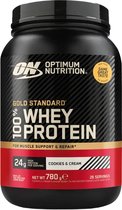 Optimum Nutrition 100% Whey Gold Standard 768 g koekjes & room
