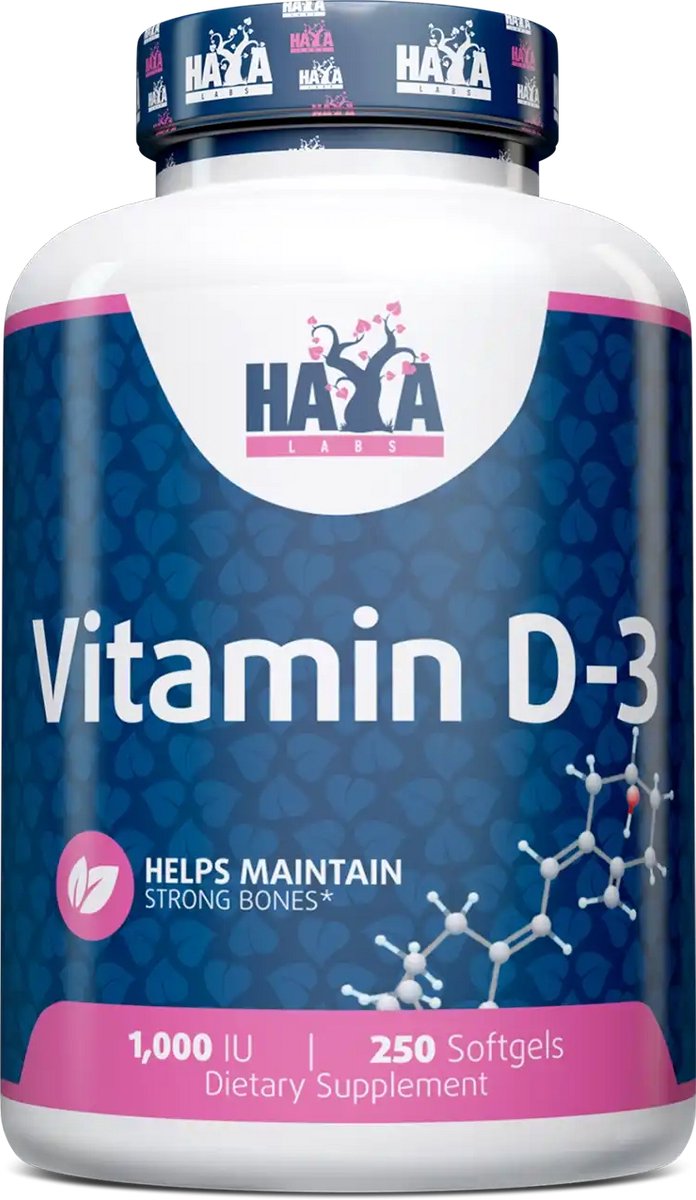 Vitamin D-3 1000 IU - 250 softgels