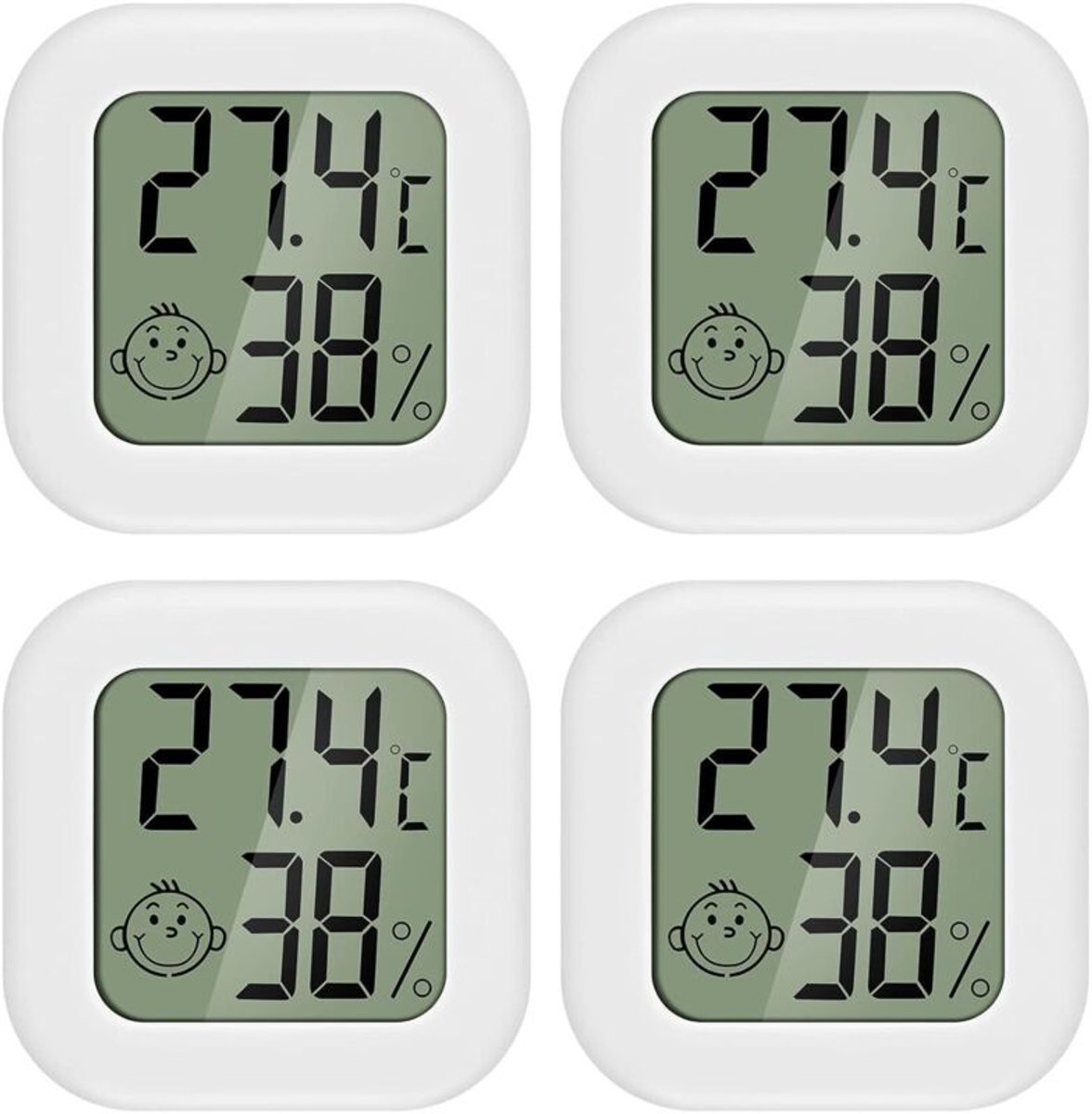 Draagbare, contactloze infrarood digitale thermogeschikt voorer/pyrogeschikt voorer/aquarium LCD-laser buitenthermogeschikt voorer/industriële thermogeschikt voorer, meetbereik -50℃ tot 550℃, oranje.