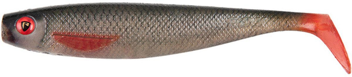 Fox Rage Pro Shad Natural Classic II 14cm – Realistische Shad voor Snoek, Snoekbaars en Baars - Kleur : Natural Roach UV Ultra