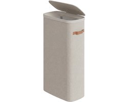 SONGMICS LCB810LH01 - Wasmand met Deksel en Handgrepen - 65 L Capaciteit - Voor Slaapkamer of Badkamer