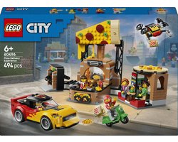 LEGO City Pizzacentrale met Voertuigen Pizza Speelgoed voor Kinderen 60496