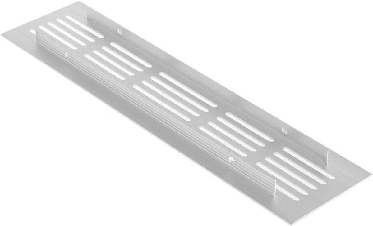 Afdekrooster Ventilatie - Ventilatierooster Aluminium - Ventilatie Aanleggen - Geperforeerd Rooster - 15-50 cm - Aluminium