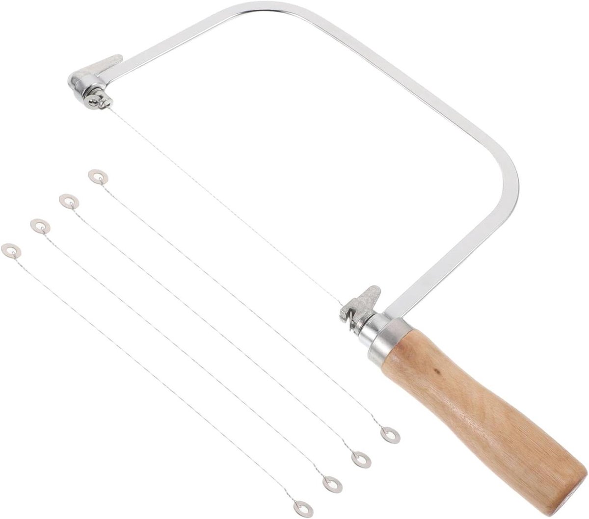 Zeepsnijder met Handvat - Zeepsnijgereedschap Draadsnijder - Handgemaakte Zeep Maken - Verstelbare Snijbreedte - 29.5 cm - Niet gespecificeerd