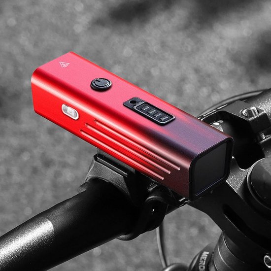 VHV - Fietsverlichting LED Voorlicht - LED Koplamp Fiets voor Nacht Rijden - 1800 mAh accu - voor Mountainbike, Racefiets, Stadsfiets, E-bike en Woon-Werkverkeer — afbeelding 3