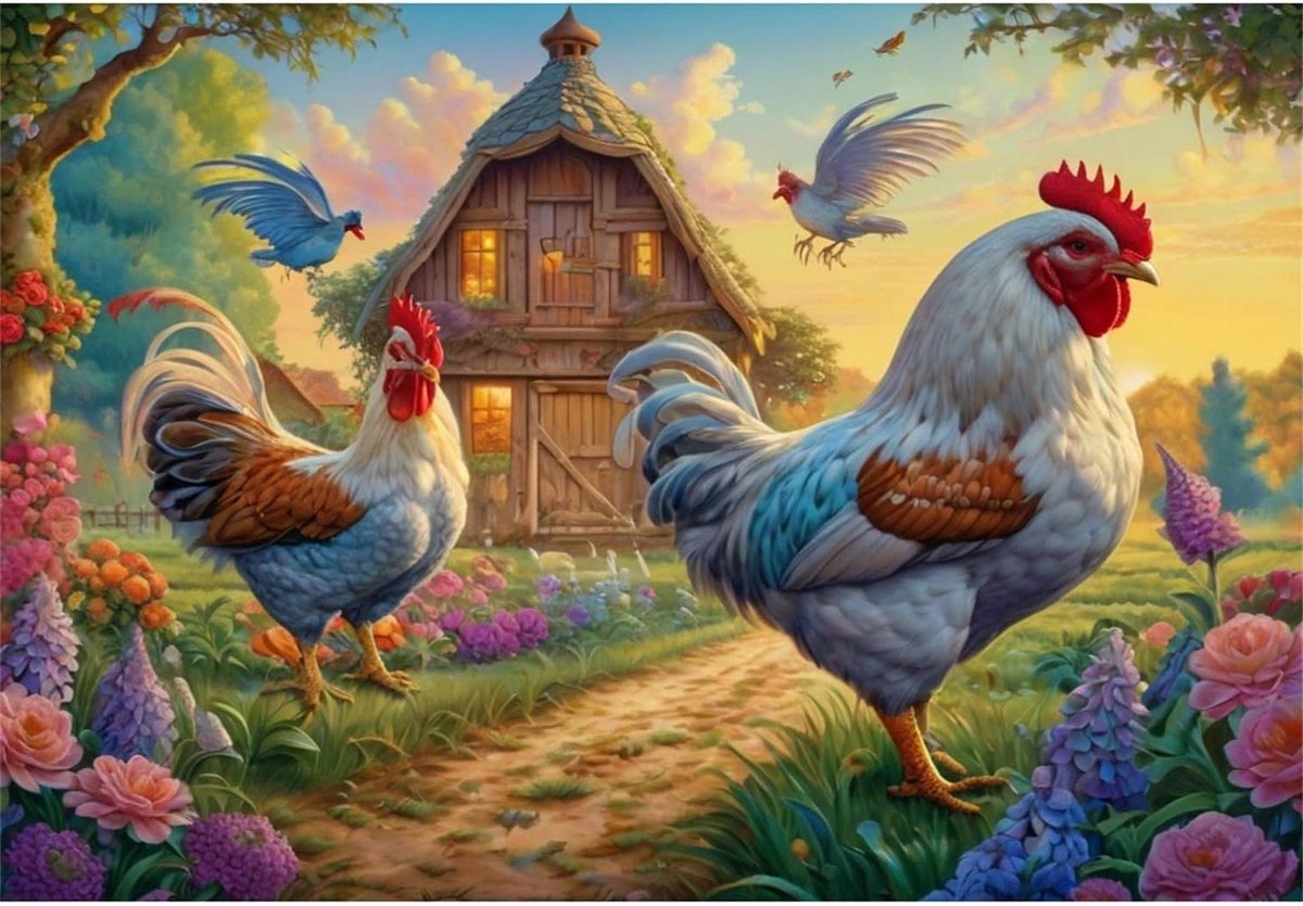 Houten Puzzel - Legpuzzel Puzzelspel - Ontspanning thuis - Milieuvriendelijk materiaal - 1500 stukjes - Kleurrijk