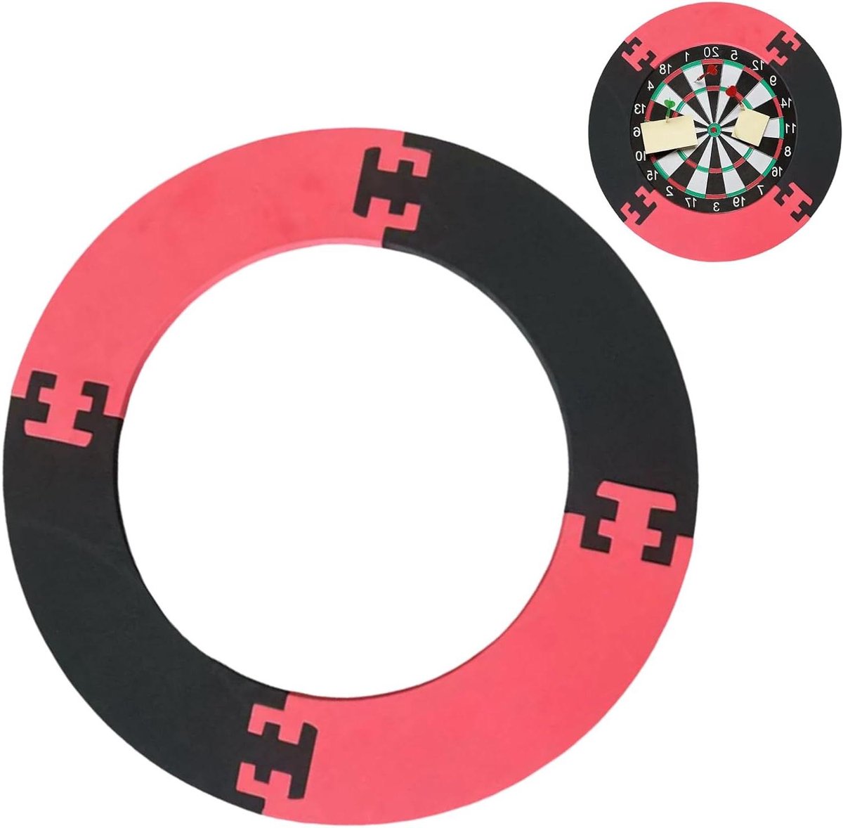 Dartbord Muurbescherming - Dart Surround Ring - Muren Beschermen - Geluidsreductie - 45 cm - Blauwgroen
