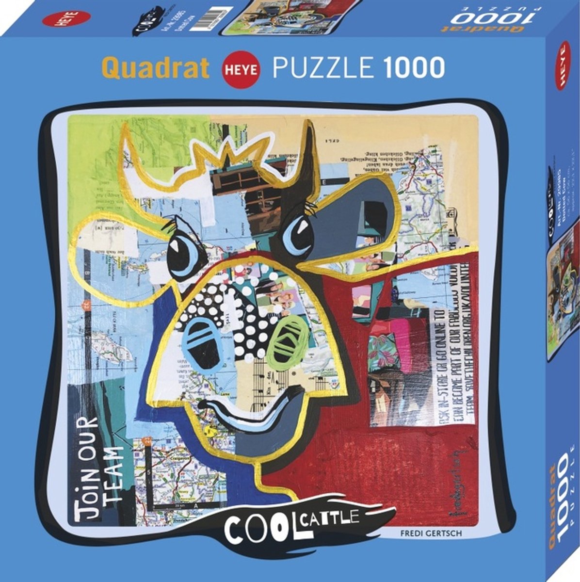 Heye Puzzel Dotted Cow 1000st..