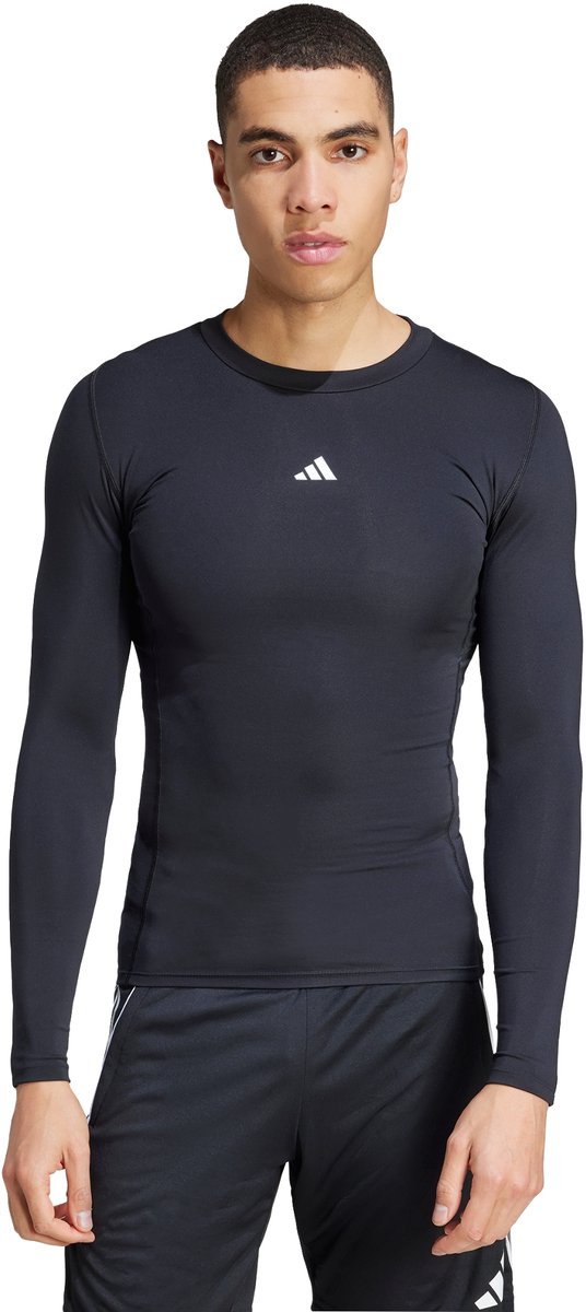 Adidas Performance Techfit Longsleeve Heren Zwart