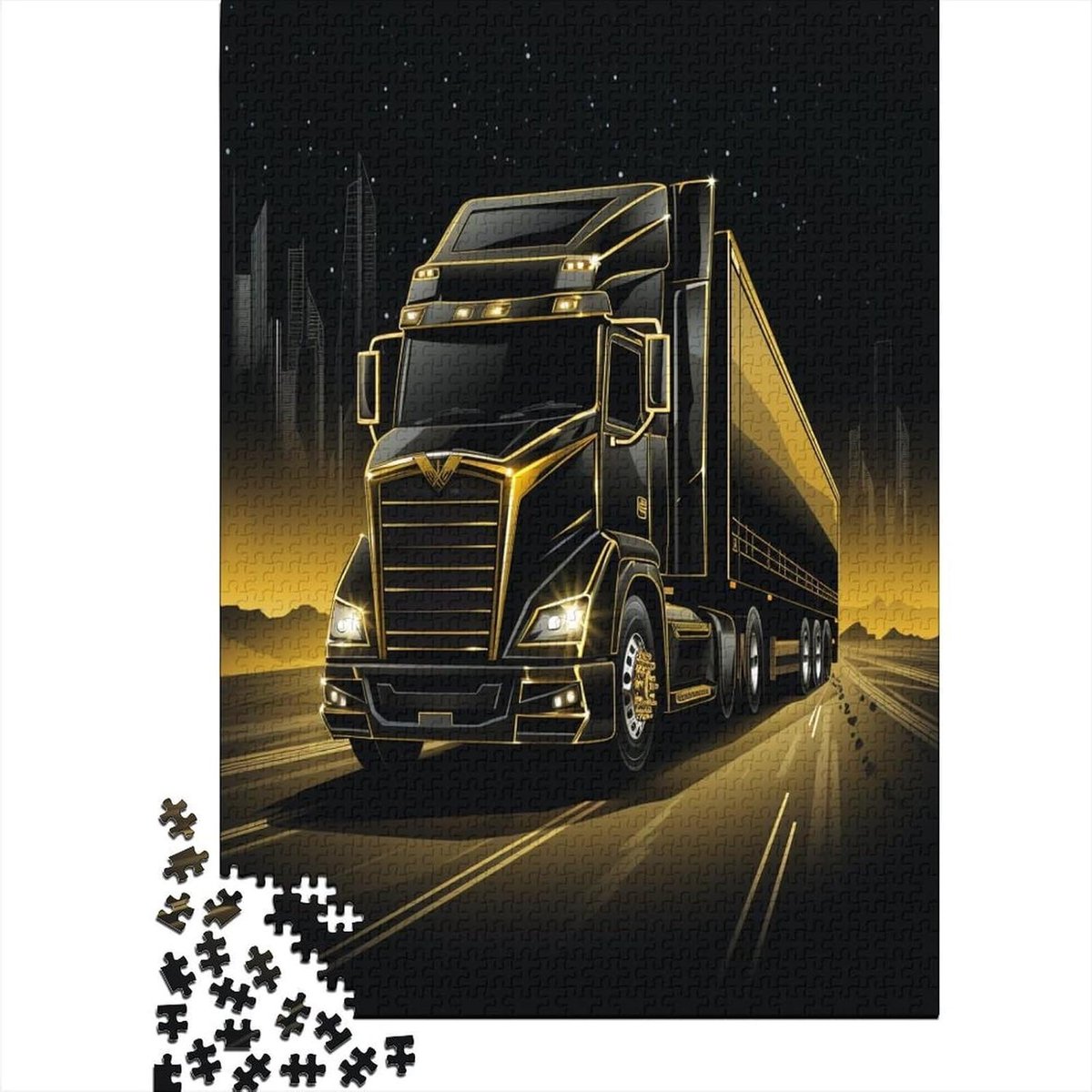 Legpuzzel Volwassenen - Puzzel 1000 Stukjes - Ontspannen Thuis - Unieke Vormen - 75 x 50 cm - Stijl 8