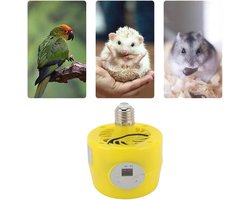 Reptielen Warmtelamp - Kip Warmtelamp - Dieren Verwarmen - Simuleert Zonlicht - 2000 uur - Zwart