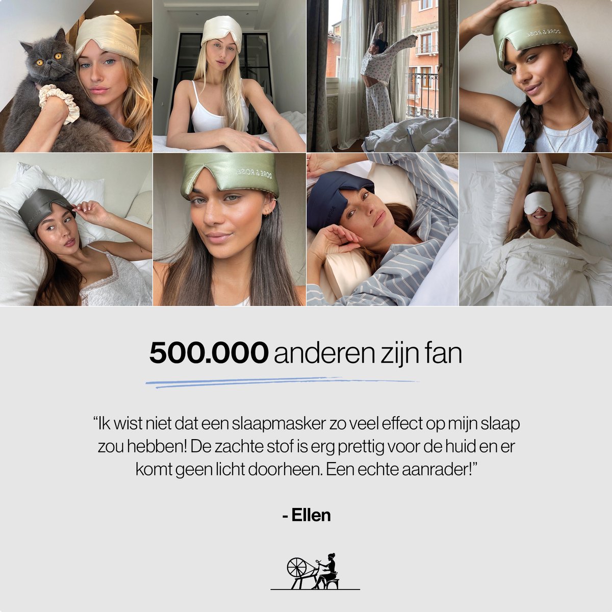 Dore & Rose - Slaapmasker - Oogmasker - Zijden Slaapmasker Voor Mannen en Vrouwen - Deep Sleep Mask - Eye Mask - Verduisterend - Wallen - Geel - Nº 94 La Lumiére du Matin — afbeelding 8