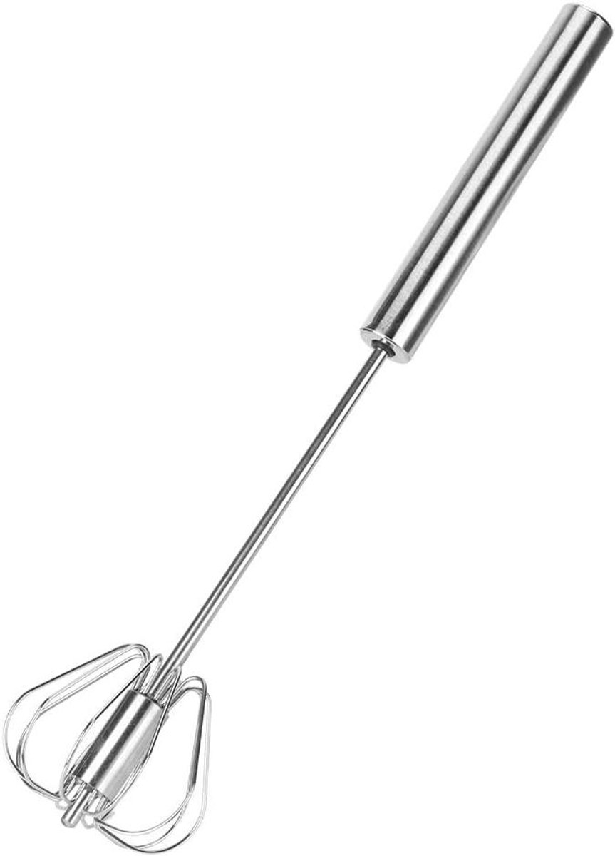 Eierklopper Mixer - Garde Blender - Moeiteloos Mixen - Semi-automatisch - Middelgroot - Zilver