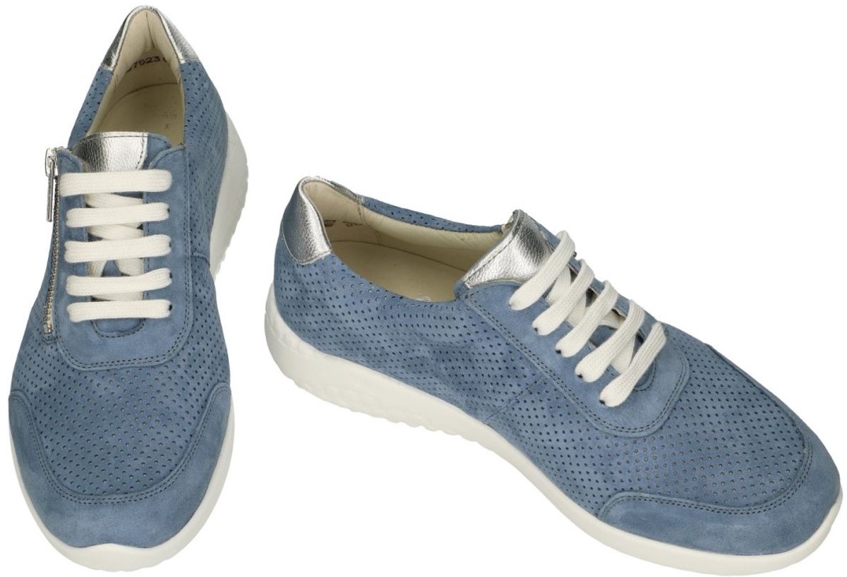 Solidus -Dames - blauw - sneakers - maat 36