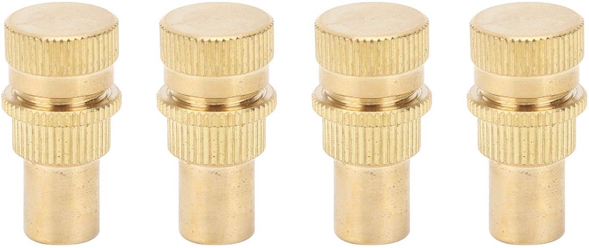 aladdien - Automatische Banden Deflator - Set van 4 Ventielkern Tools - Handig voor Auto en Motor - Messing Materialen - Geschikt voor Truck en ATV ...
