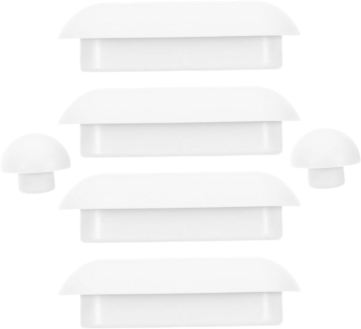 Toiletzitting Bumpers - Toiletbril Stabilisatoren - Badkamer Comfort - Hoge Elasticiteit - 450 x 170 x 130 cm - Wit