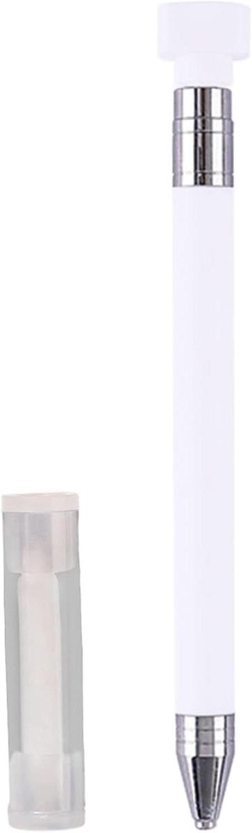 Wax Stift - Strass Pen - Knutselen Decoreren - Automatische Steentjes Applicator - 13.5 cm - Wit