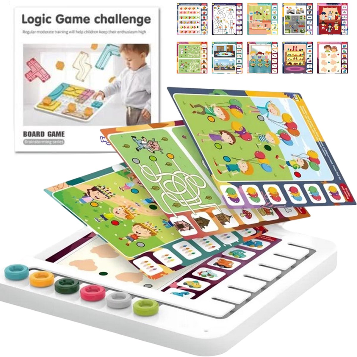 Woopie Set van 60 Logicaspellen 3+ - UNI