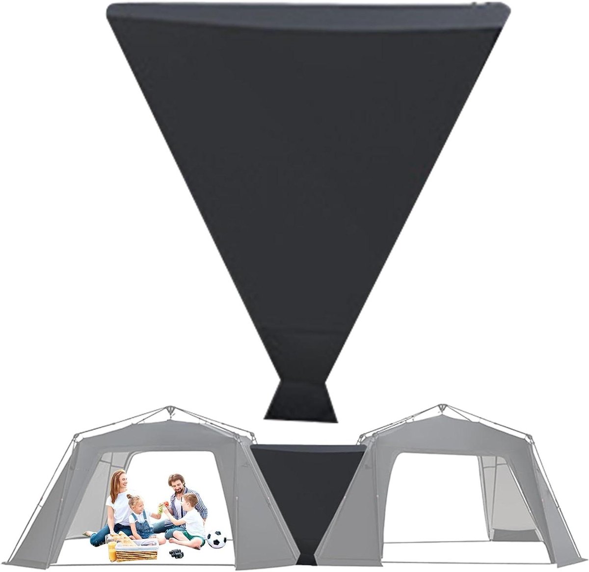 Feesttent - Luifel Tent - Buitenfeesten Organiseren - Verbeterde Luchtcirculatie - 250x175x185cm - Wit