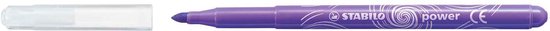 STABILO Power - Viltstift - Tot 8 Weken Zonder Dop - Etui Met 24 Kleuren
