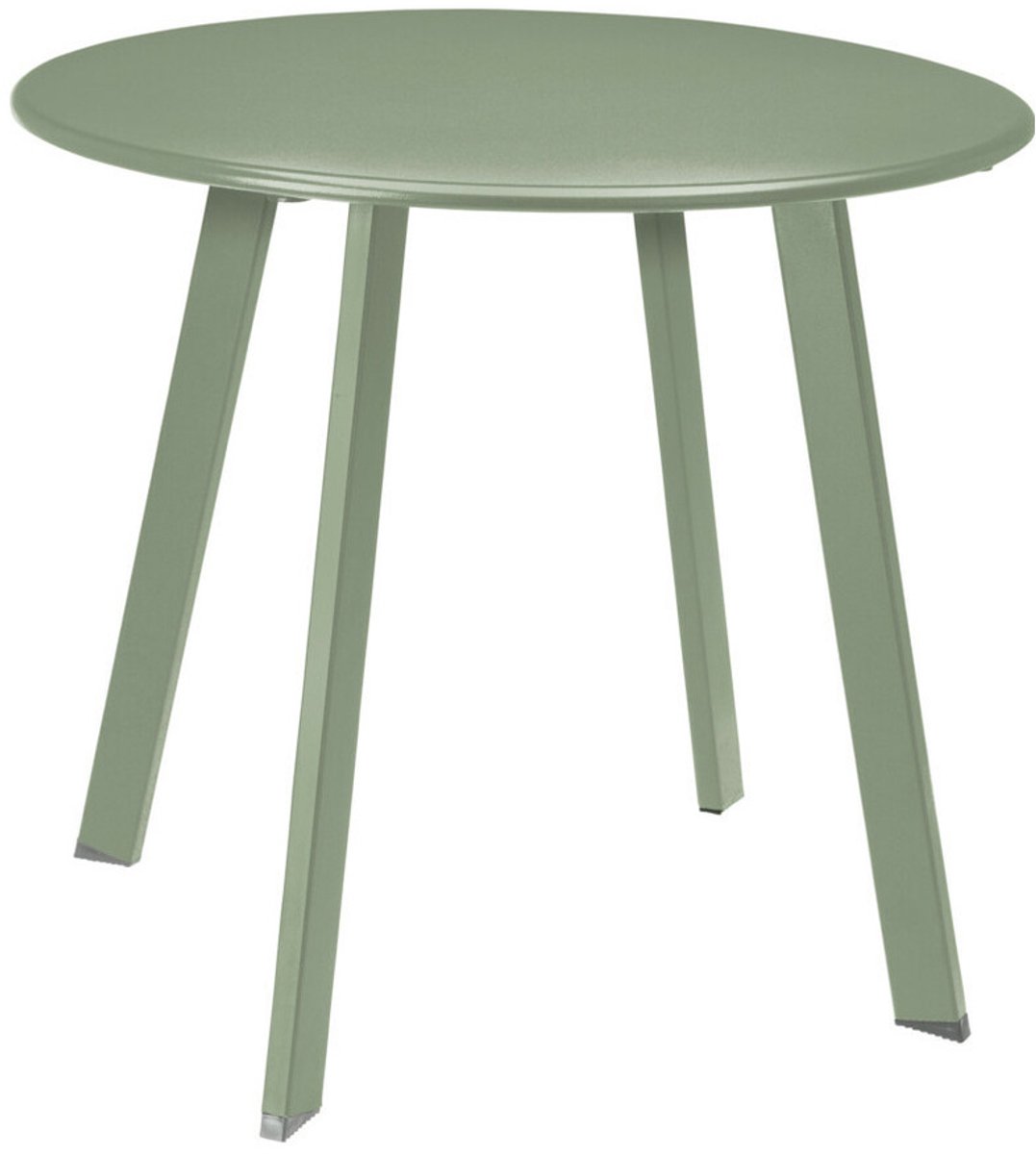Atmosphera Tuin bijzettafeltje - groen - metaal - Dia 50 cm - rond - koffietafel - tuinset