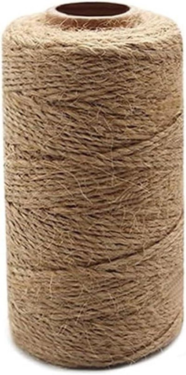 Tuintouw Katoen - Bakkers Touw Slagers Touw - Planten Ondersteunen - Weerbestendig Materiaal - 100 meter - Jute