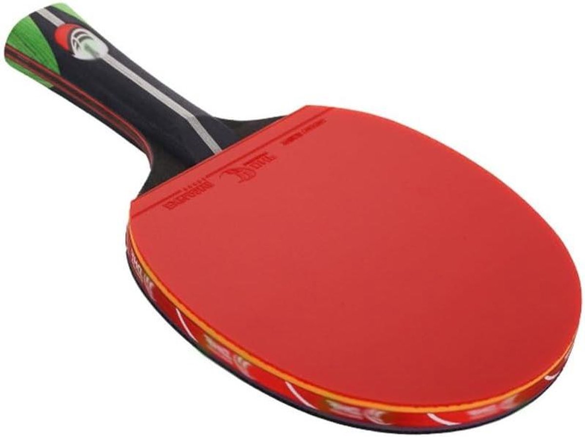 Tafeltennisbatje - Tafeltennisracket - Training en competitie - 5 Lagen Hout + Koolstof - 255x150mm - Niet gespecificeerd