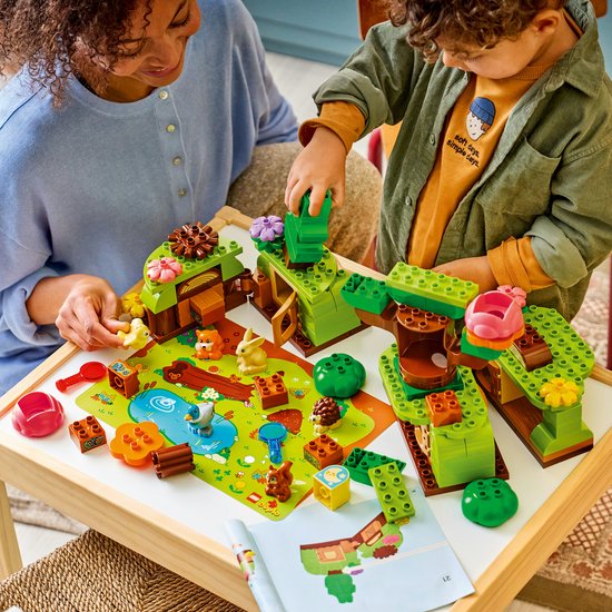 LEGO DUPLO Ontdekkingsbos met Wilde Dieren Speelgoed voor Kinderen en Kinderkamer Decoratie 10480