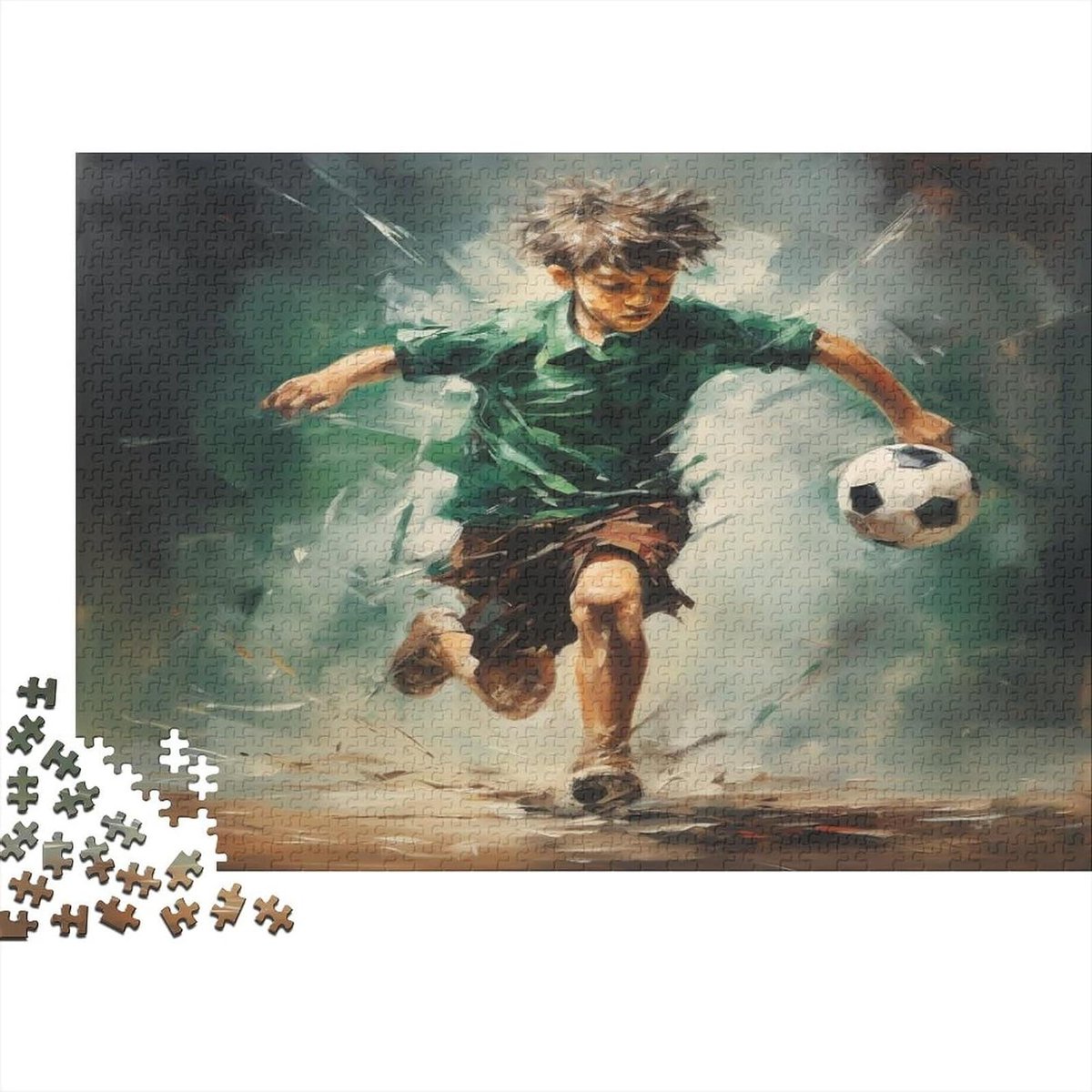 Fotopuzzel Zelf Vormgeven - Eigen Afbeelding Puzzel - Ontspannen Tijdverdrijf - Met Unieke Vormen - 75 x 50 cm - Multicolor