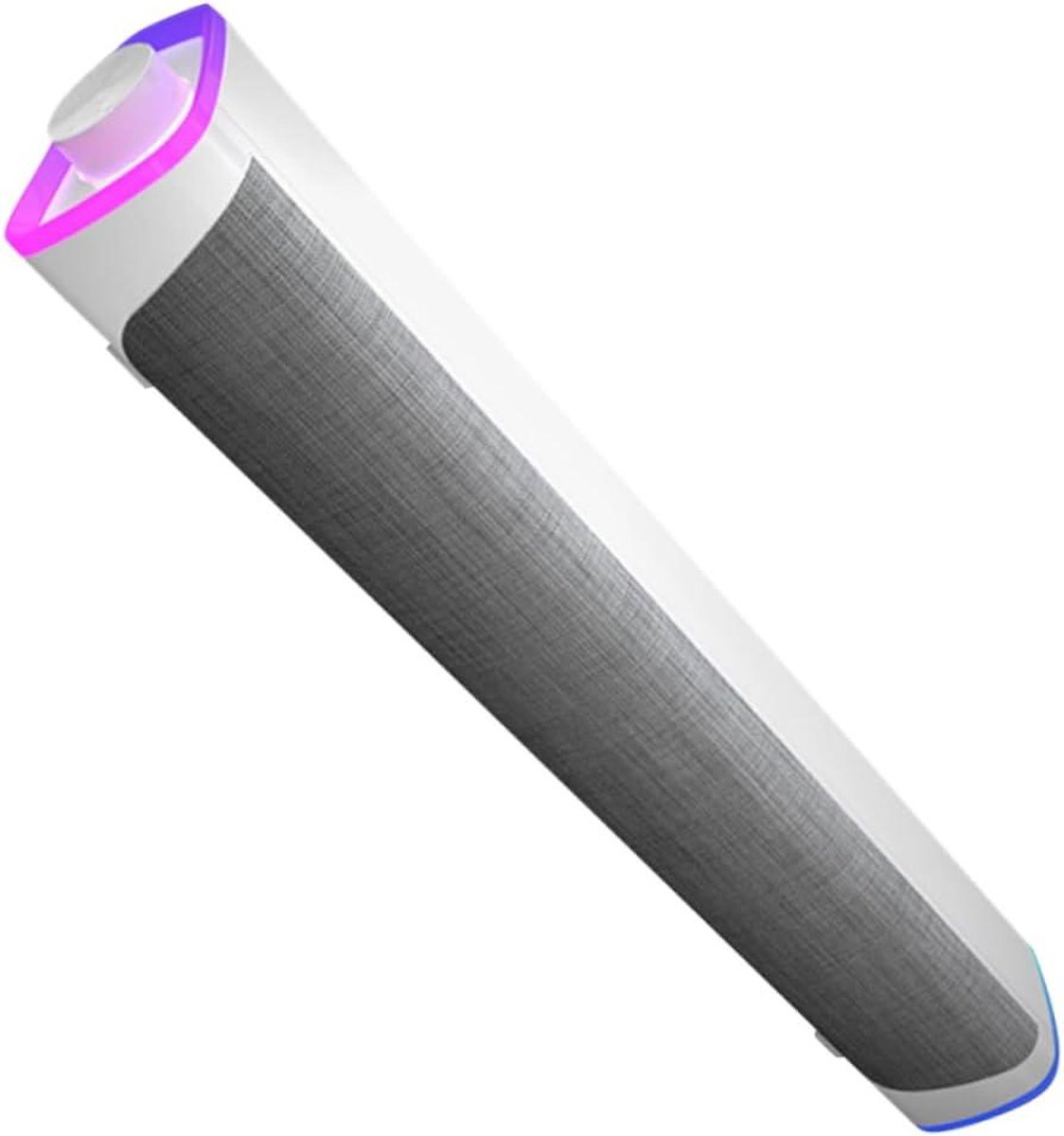 Wired Computer Speaker - Desktop Soundbar - Muziek Luisteren - Dubbele Full-Range Speakers - 41.5 cm Lengte - Wit