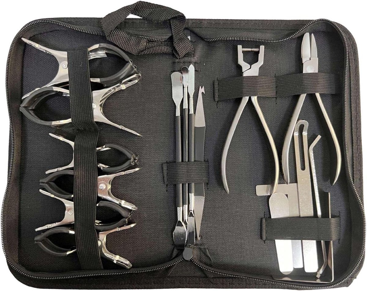 Onderhoudsset Houtblazers - Reparatieset Instrumenten - Instrumenten Repareren - Roestvrij Staal - 26.5 cm - Zilver