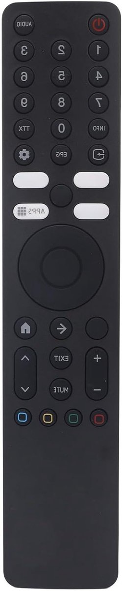 Stembediening Afstandsbediening voor Android TV Q2 L65M7 Q2ME L55M7 Q2ME, Originele Vervangende Afstandsbediening met Spraakopdracht voor Televisie