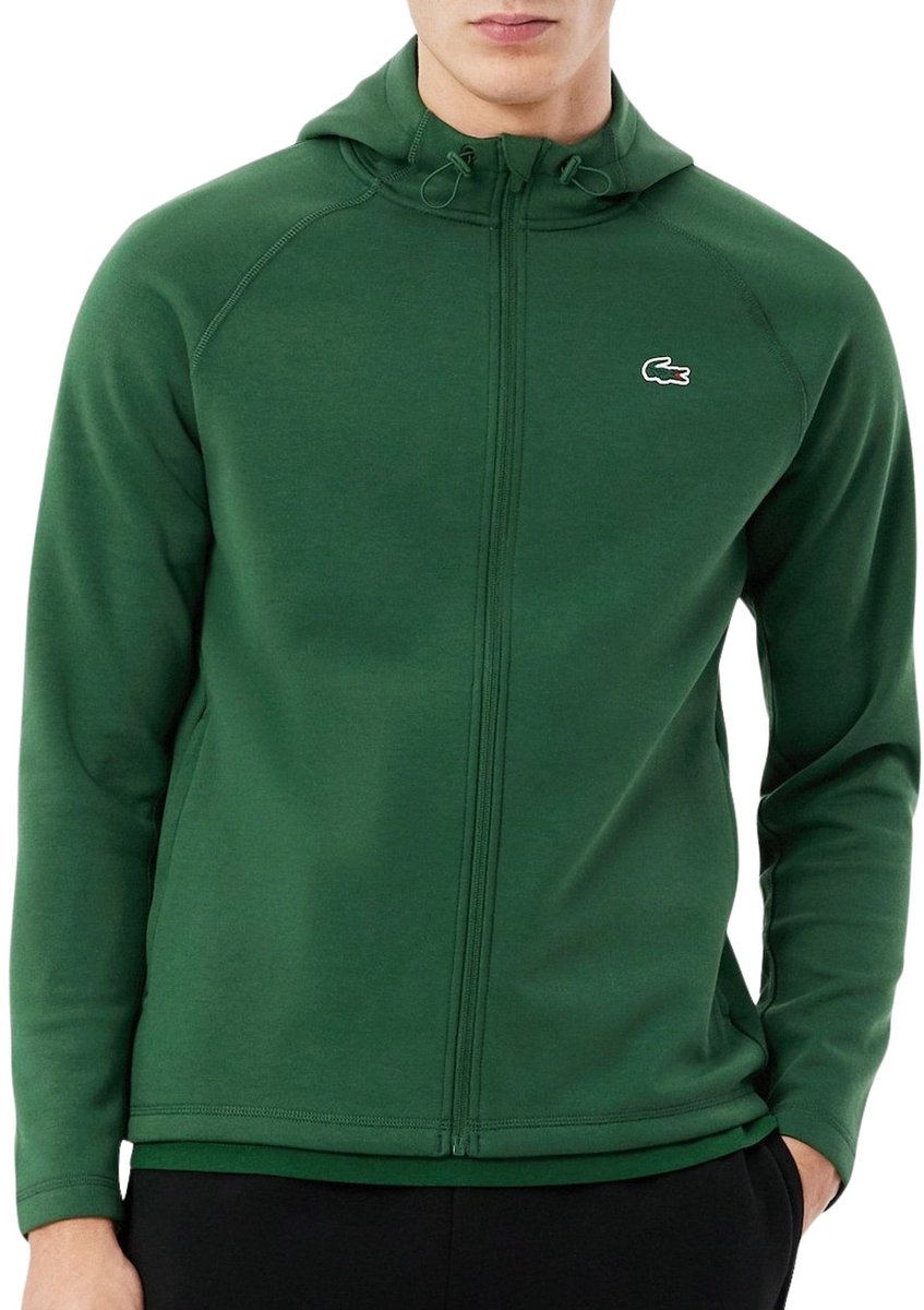 Lacoste Stretch Hoodie Heren Groen