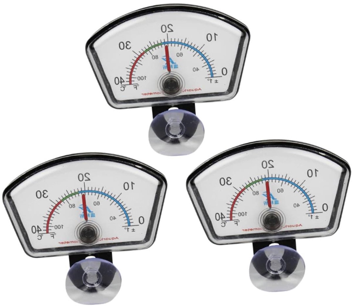 Aquarium Thermometer - Waterthermometer Reptielen - Watertemperatuur Meten - Nauwkeurige Metingen - 3 Stuks - Meerdere Kleuren