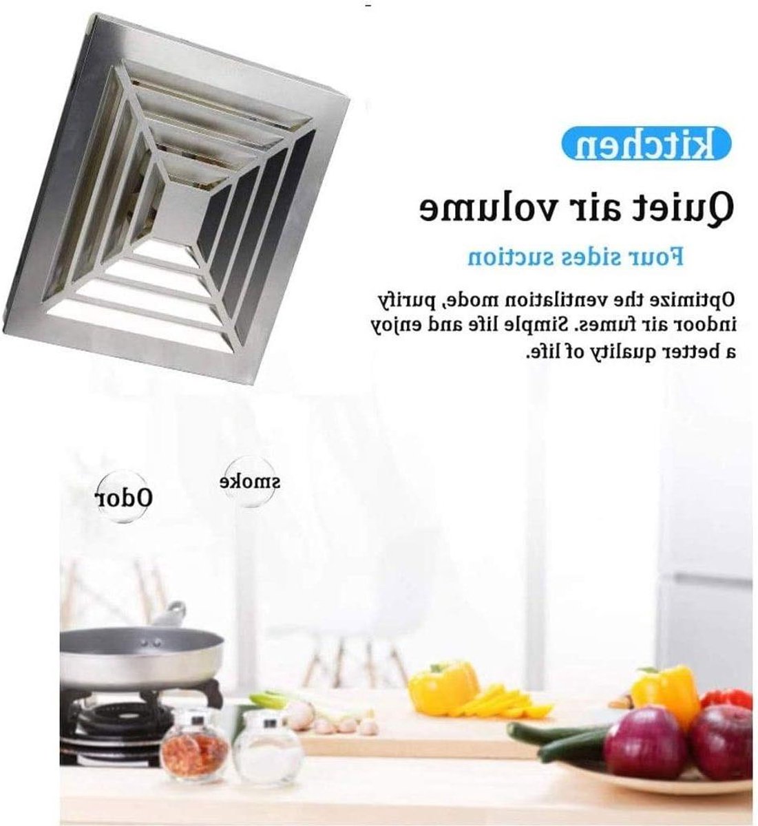 Afzuigventilator Badkamer - Ventilator Ontvochtiger - Lucht Verfrissen - Geluidsarme Werki