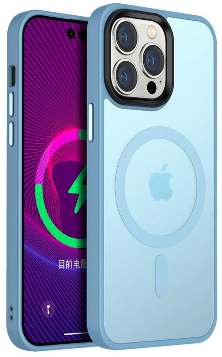 Mobiq Telefoonhoesje geschikt voor iPhone 13 - Geschikt voor Magsafe - Magnetisch opladen