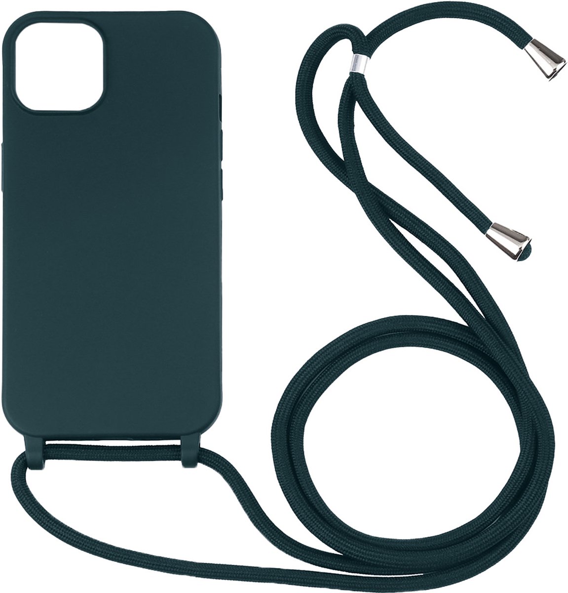 Hoesje geschikt voor Samsung Galaxy A26 - Backcover - Koord - Softcase - Flexibel - TPU - Groen