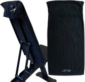 LIFTIN® - Sporthanddoek - Fitness Handdoek - 100% Katoen -40x90- Zwart