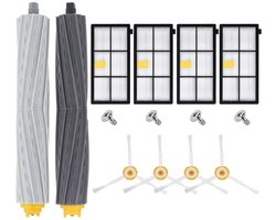 Accessoires voor veegmachines - Onderdelensets - Vervangingsborstels - Vervangingsaccessoires geschikt voor iRobot Roomba 800 900-serie 860 865 866 870 871 875 876 880 886 896 960 966 971 976 980 981