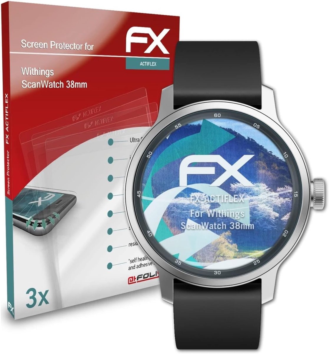 Flexibele Schermbeschermer voor 38mm Smartwatch - Ultra Duidelijk en Schokabsorberend