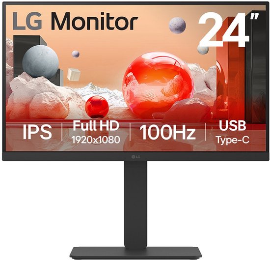 LG 24BA650-B Full HD Monitor (24 inch)