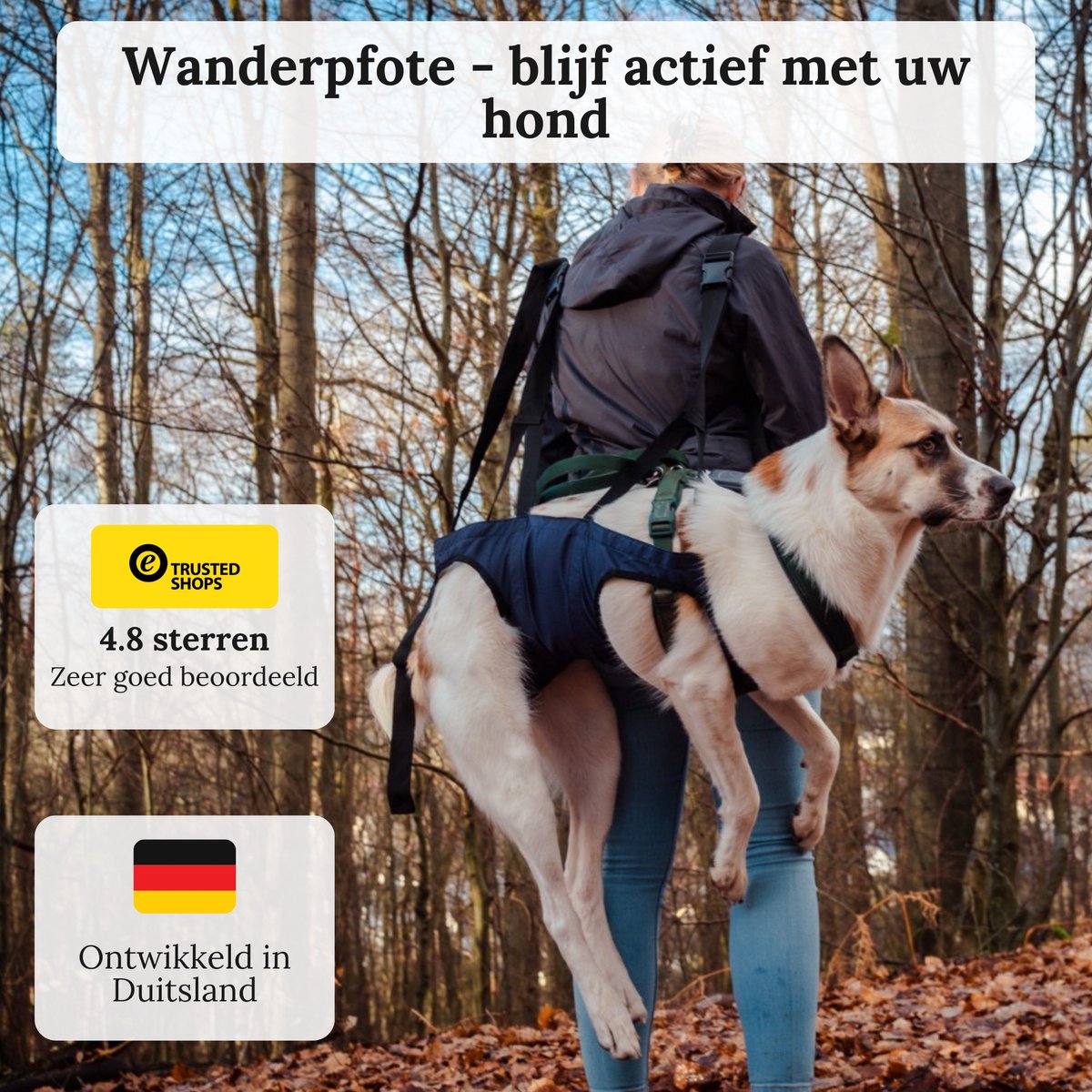 Transportdrager voor huisdier, hond veiligheidsgordel, 6 handgrepen, 242lb, 110 kg, nylon, opvouwbare diertransporter, noodgevallen, veterinaire huisdiertransportbaan